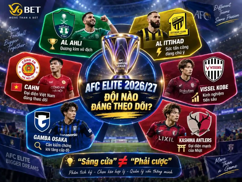 Top các đội bóng đáng chú ý khi soi kèo AFC Champions League